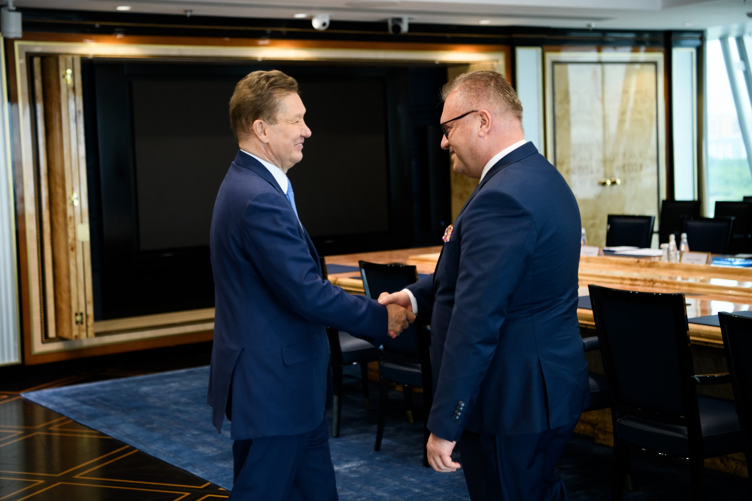 SPIEF 2025: working meeting takes place between Alexey Miller and Vojtech Ferencz, Chairman of Board of Directors and General Director of SPP (Slovakia)